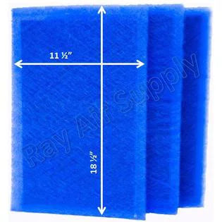 RayAir Supply 13x21 MicroPower Guard Air Cleaner Replacement  Filter Pads (3 Pack)
