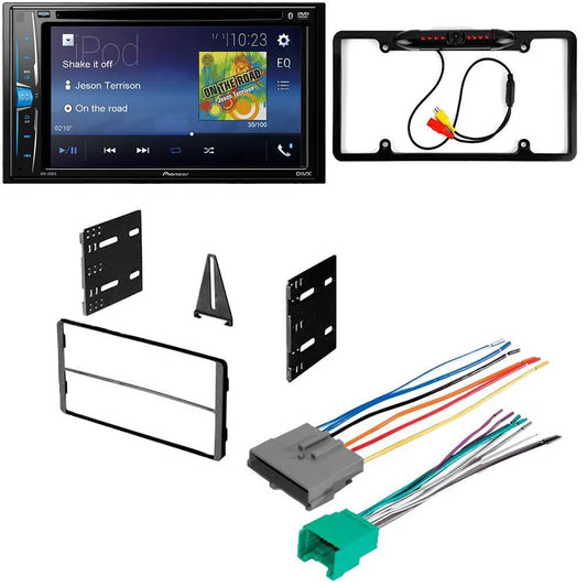 KIT373 Bundle with Pioneer Multimedia DVD Car Stereo and Installation Kit - for Ford 1995-1997 Ranger /Bluetooth Touchscreen Radio - Backup Camera, Double Din Mounting Kit