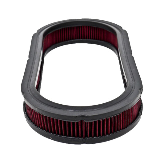 Cotton 15 X 2 Oval Reusable Washable Air Cleaner Filter Red