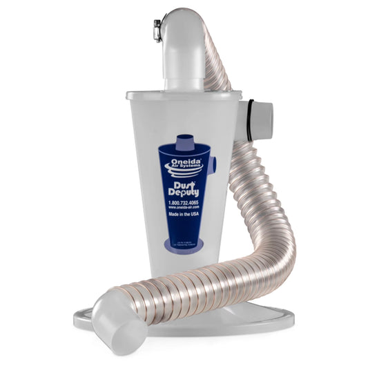 Oneida Air Systems Dust Deputy Plus Cyclone Separator for Shop Vacuums