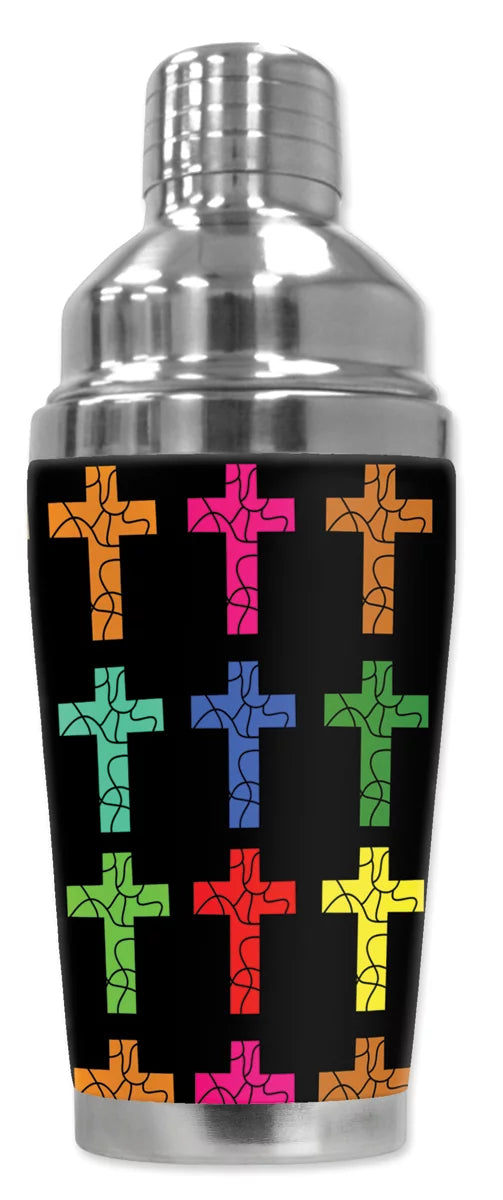 Color Crosses  - Mugzie Cocktail Shaker