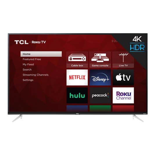 Restored TCL 55S423 55 4K UHD HDR Smart Roku LED TV (Refurbished)