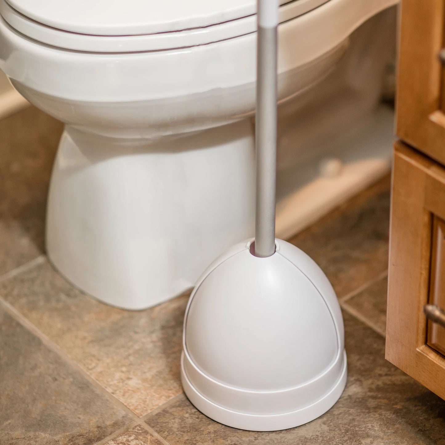 Kleen Freak Antimicrobial Hideaway Tray, White