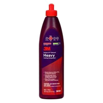 3M Perfect-It Gelcoat Heavy Cutting Compound, 1 Pint, Works on Boats and RVs