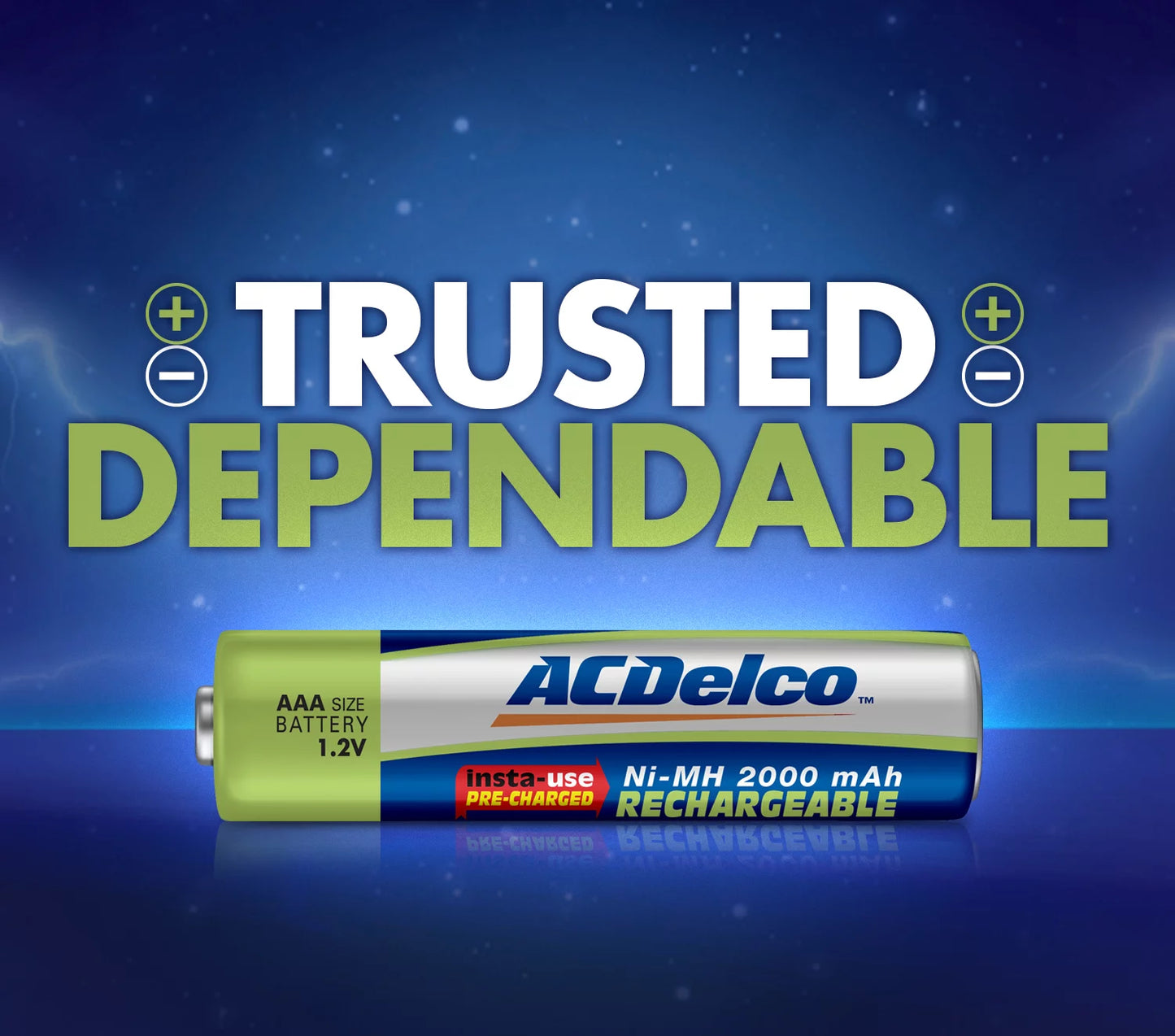 ACDelco Rechargeable AAA Batteries NiMH, 16-Count